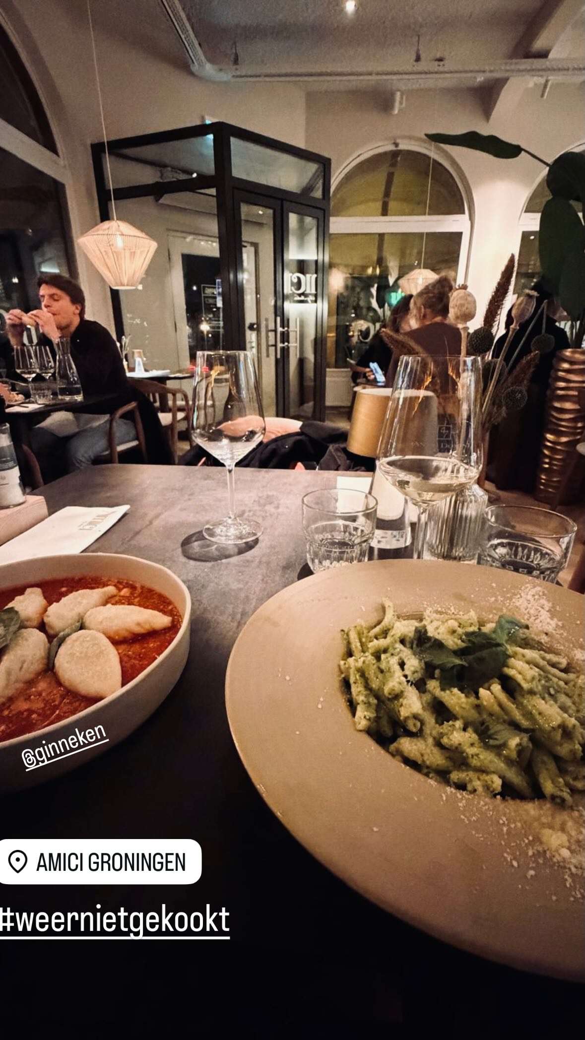 Wat ik at bij Amici Groningen