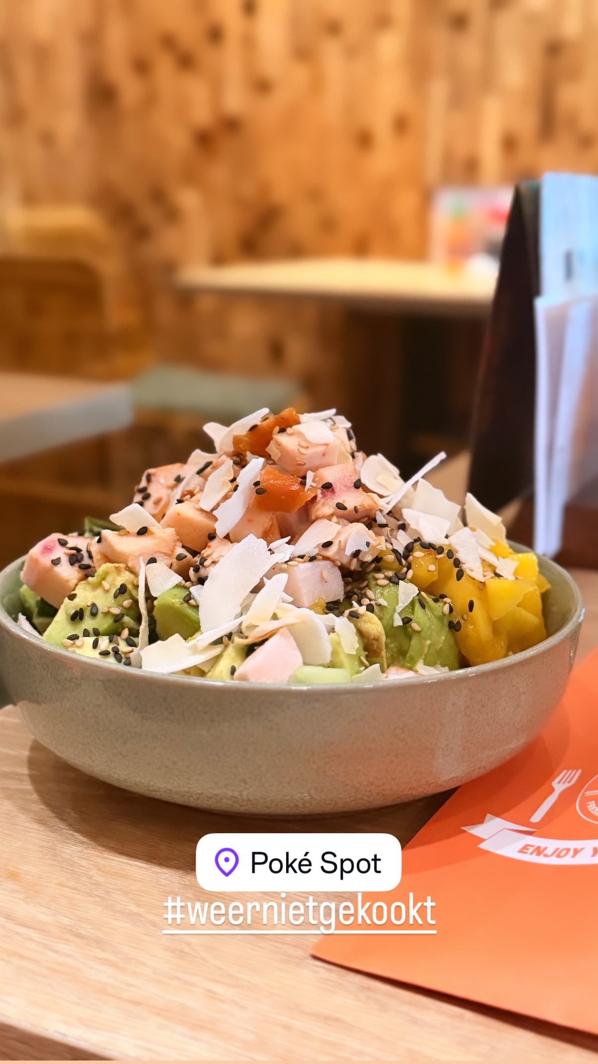 Wat ik at bij Poké Spot