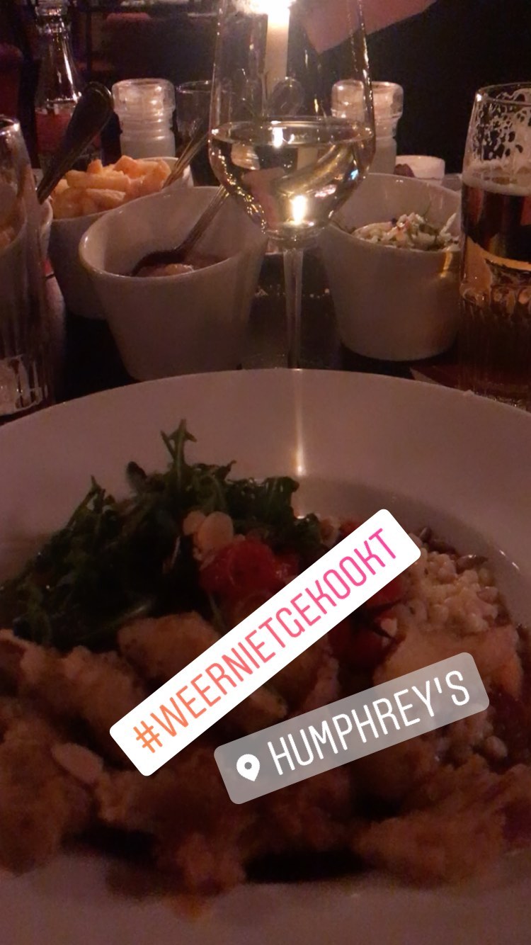 Wat ik at bij Humphrey's