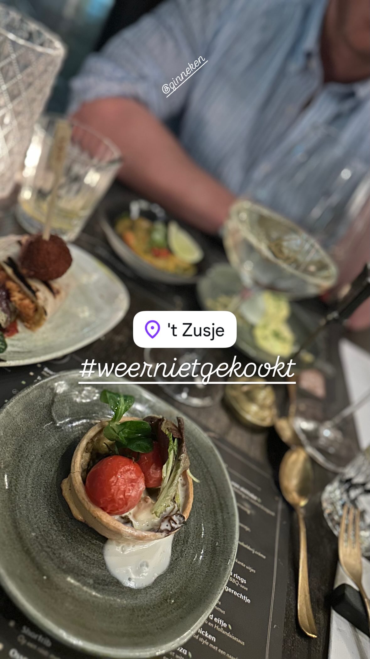 Wat ik at bij 't Zusje