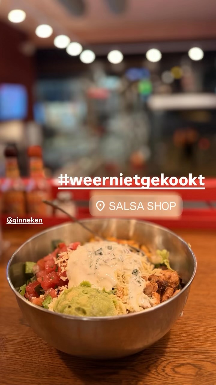 Wat ik at bij Salsa Shop