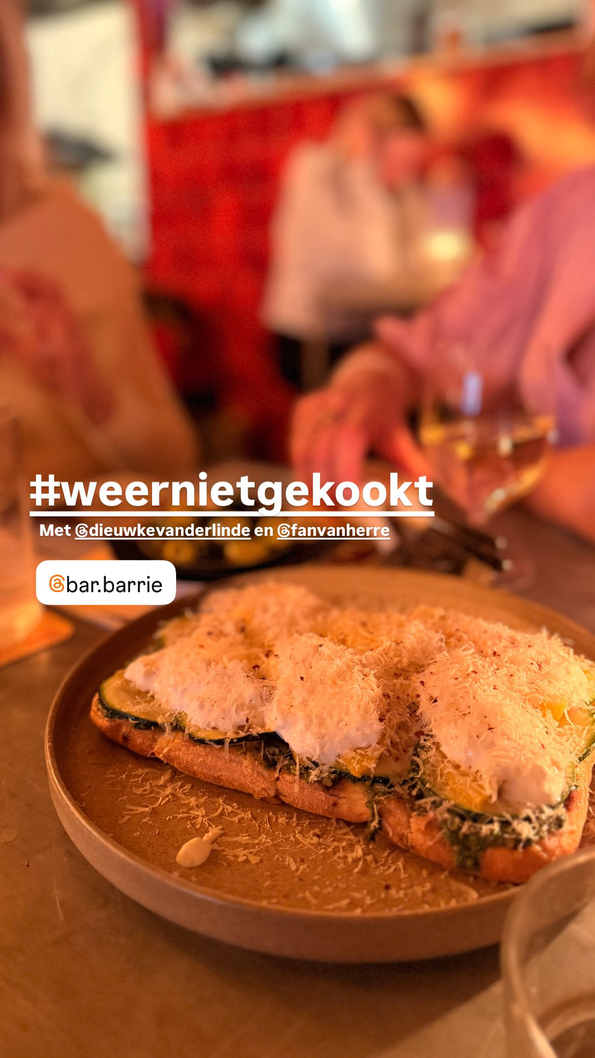 Wat ik at bij Bar Barrie