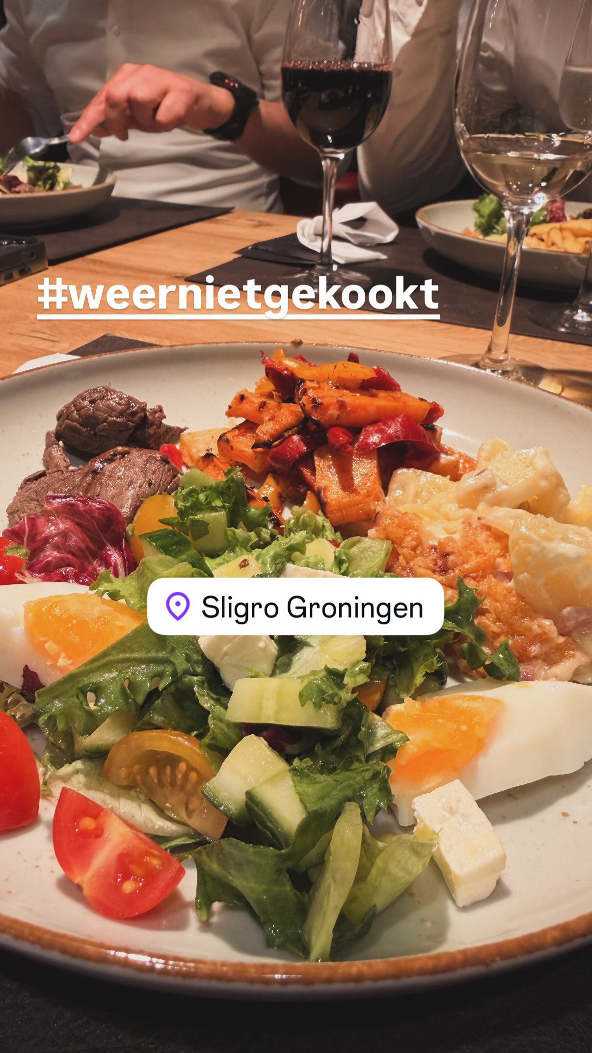 Wat ik at bij Sligro Groningen