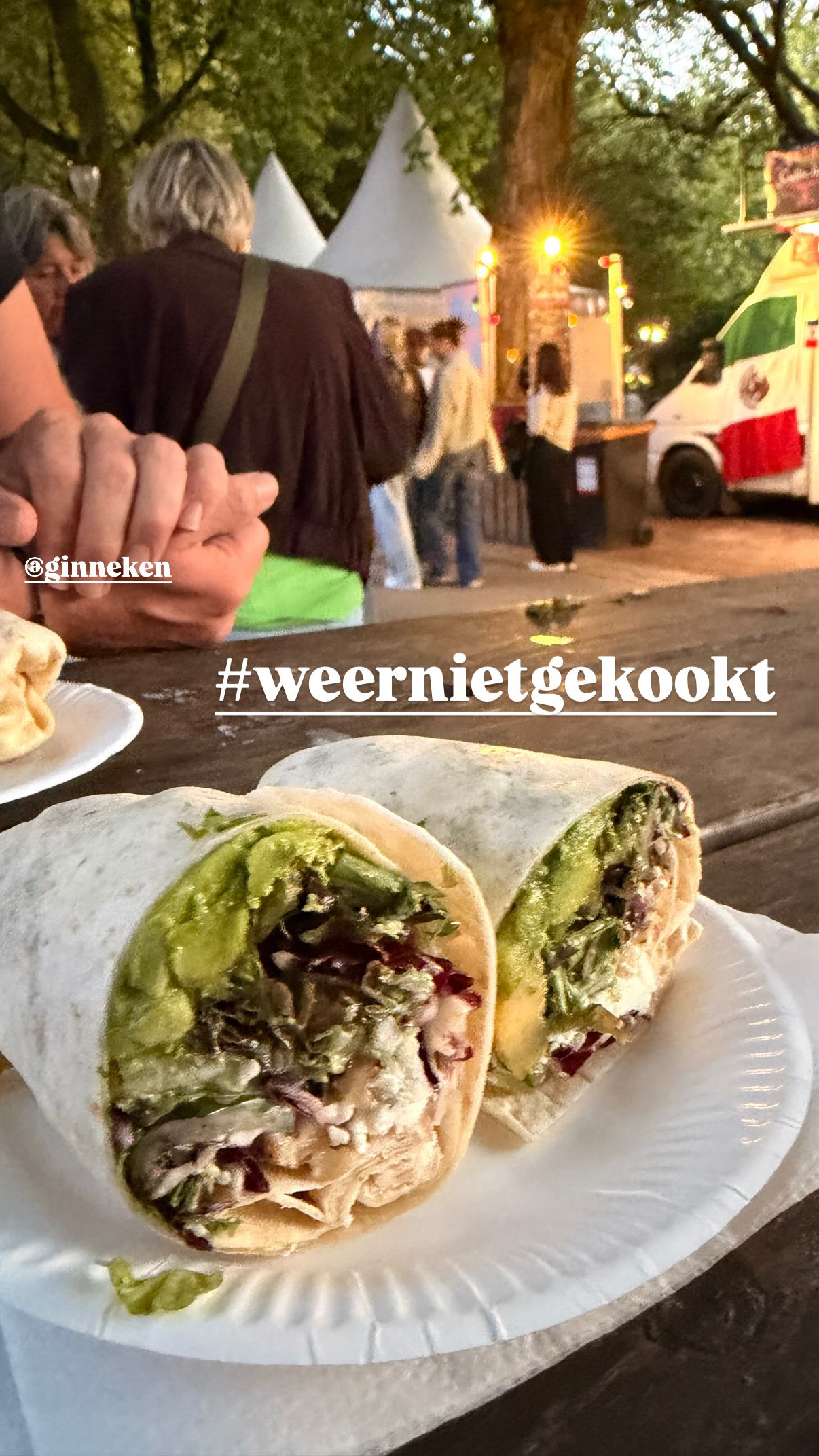 Wat ik at bij Noorderzon, Noorderplantsoen Groningen